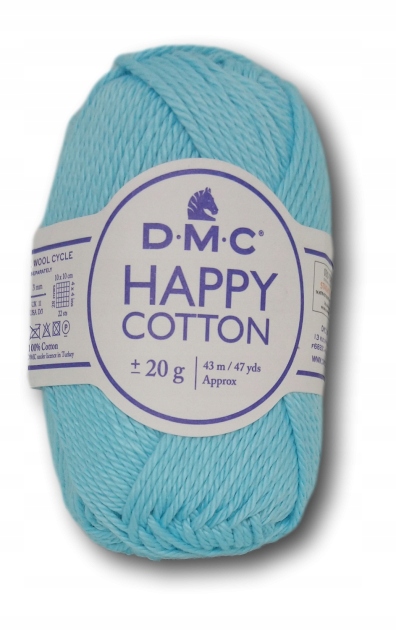 Włóczka DMC Happy Cotton 785 j. turkus amigurumi