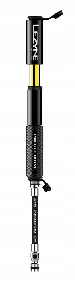 Ruční pumpa na kolo Lezyne Pocket Drive Pro Hp 160psi 140 mm černá