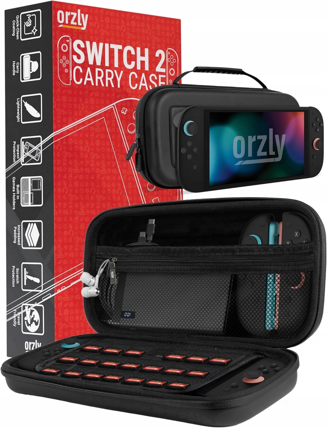 Etui Do Konsoli Nintendo Switch 2 2025 Ochrona Ekranu Obudowa Futerał Orzly