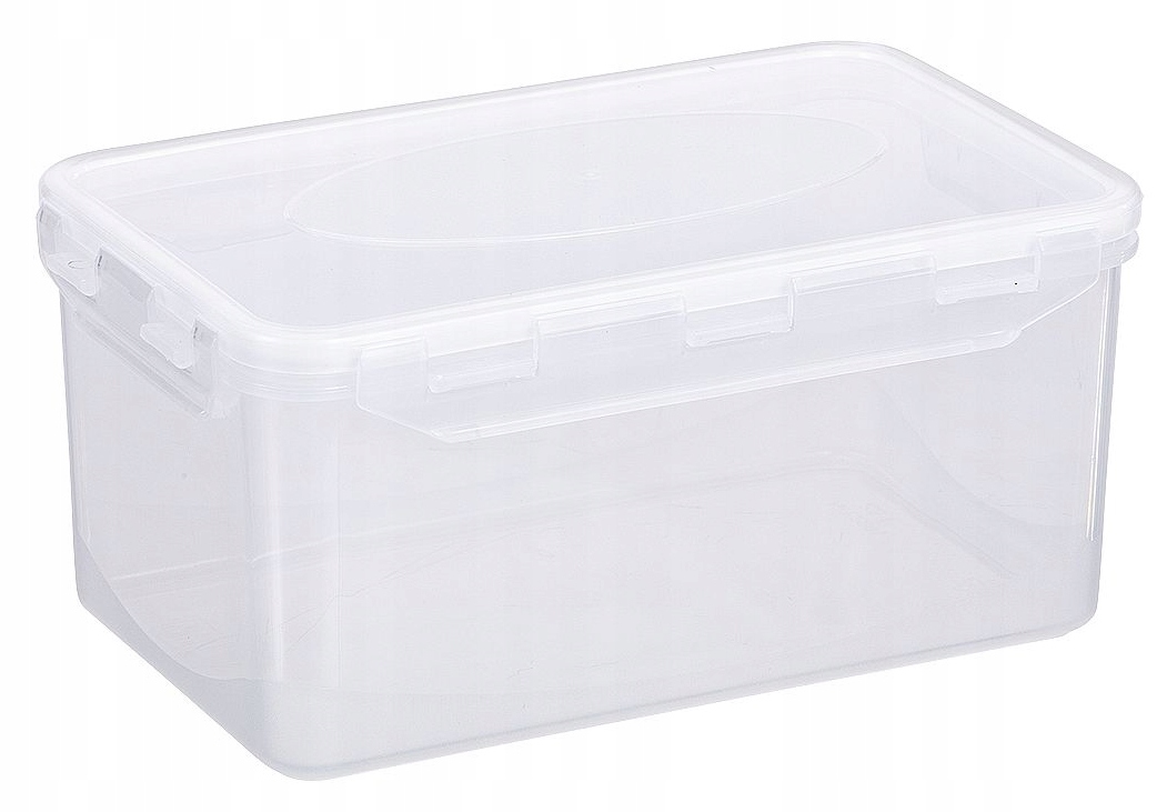 

Plast Team Pojemnik Hermetyczny 2L Z Białą Gumką