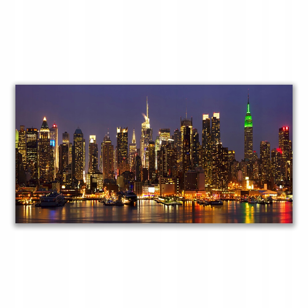 

Obraz akrylowy ścienny wiszący 120x60 Miasto Domy