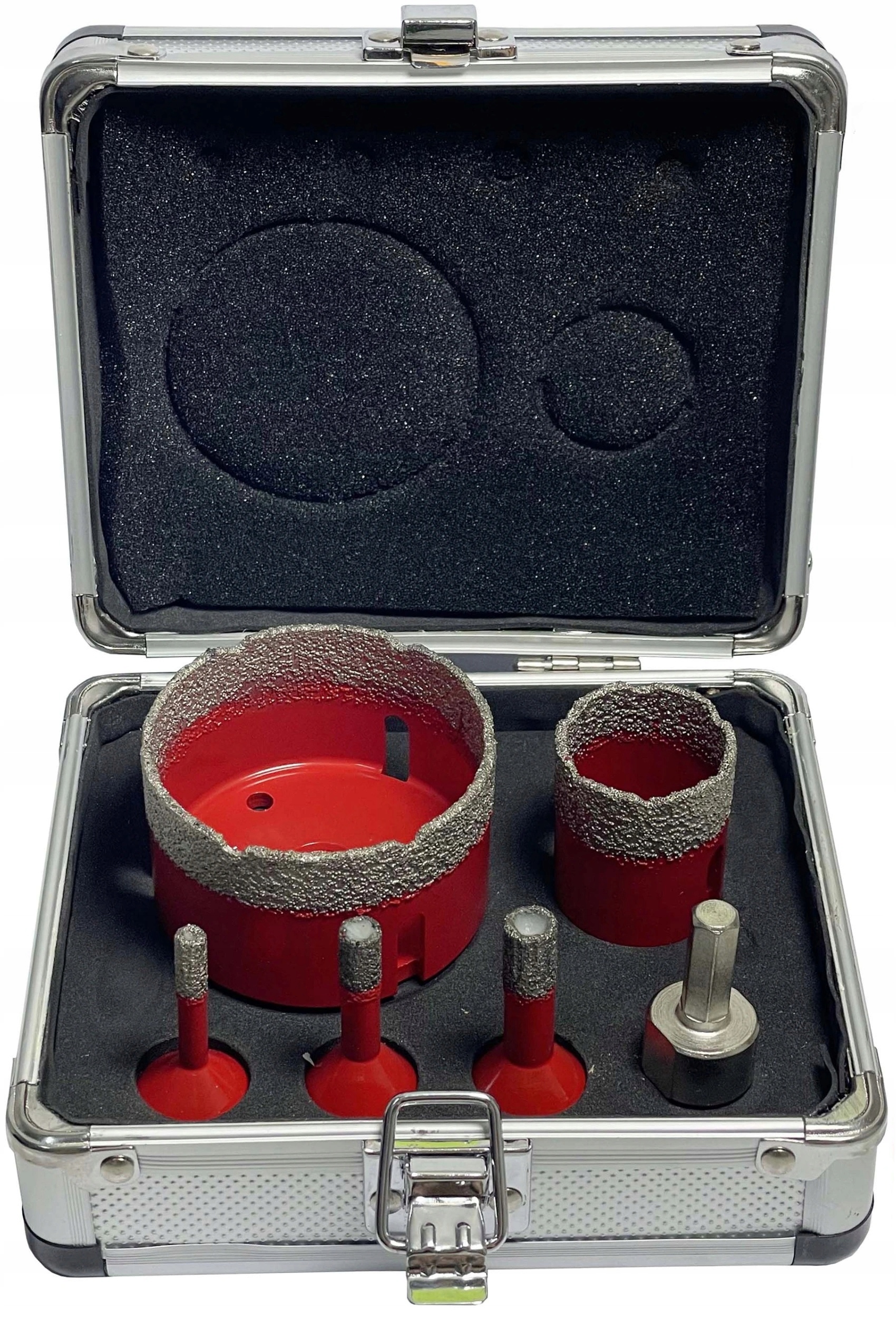 ZESTAW OTWORNICA WIERTŁO DIAMENTOWE DO GRESU 6-68