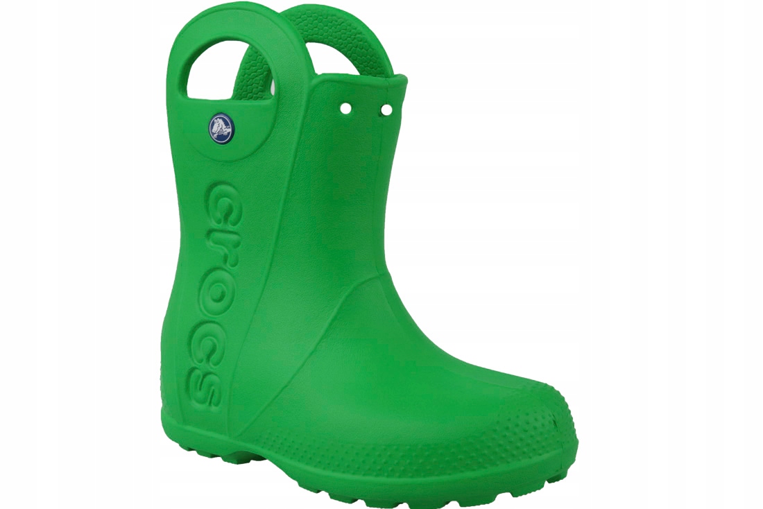 CROCS HANDLE IT RAIN BOOT KIDS (32/33) Chłopięce Kalosze Zielony