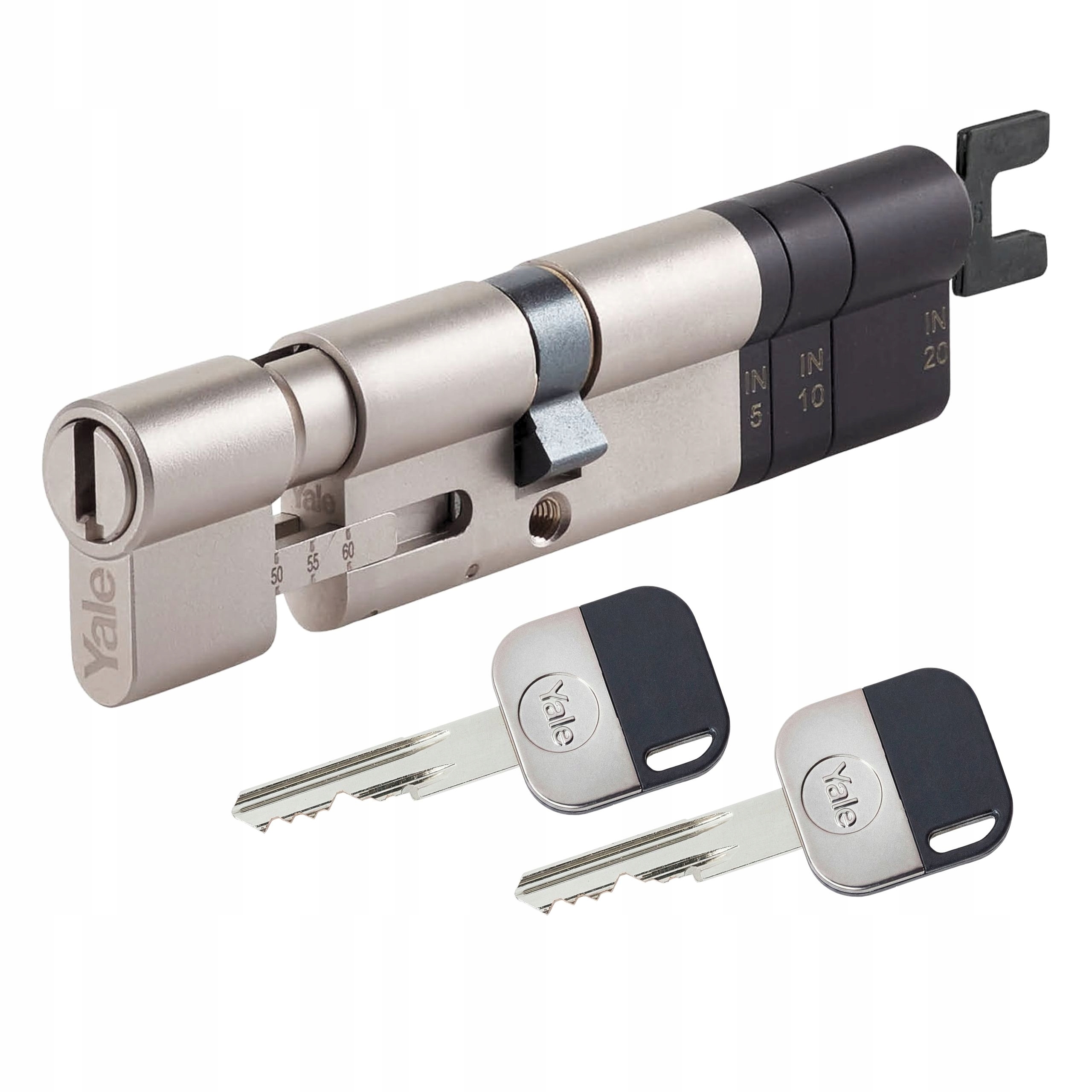 Vložka Yale Linus s regulací niklu pro chytrý zámek
