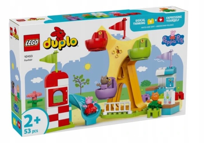 Lego 10453 Duplo prasátko Pepa Veselé Městečko