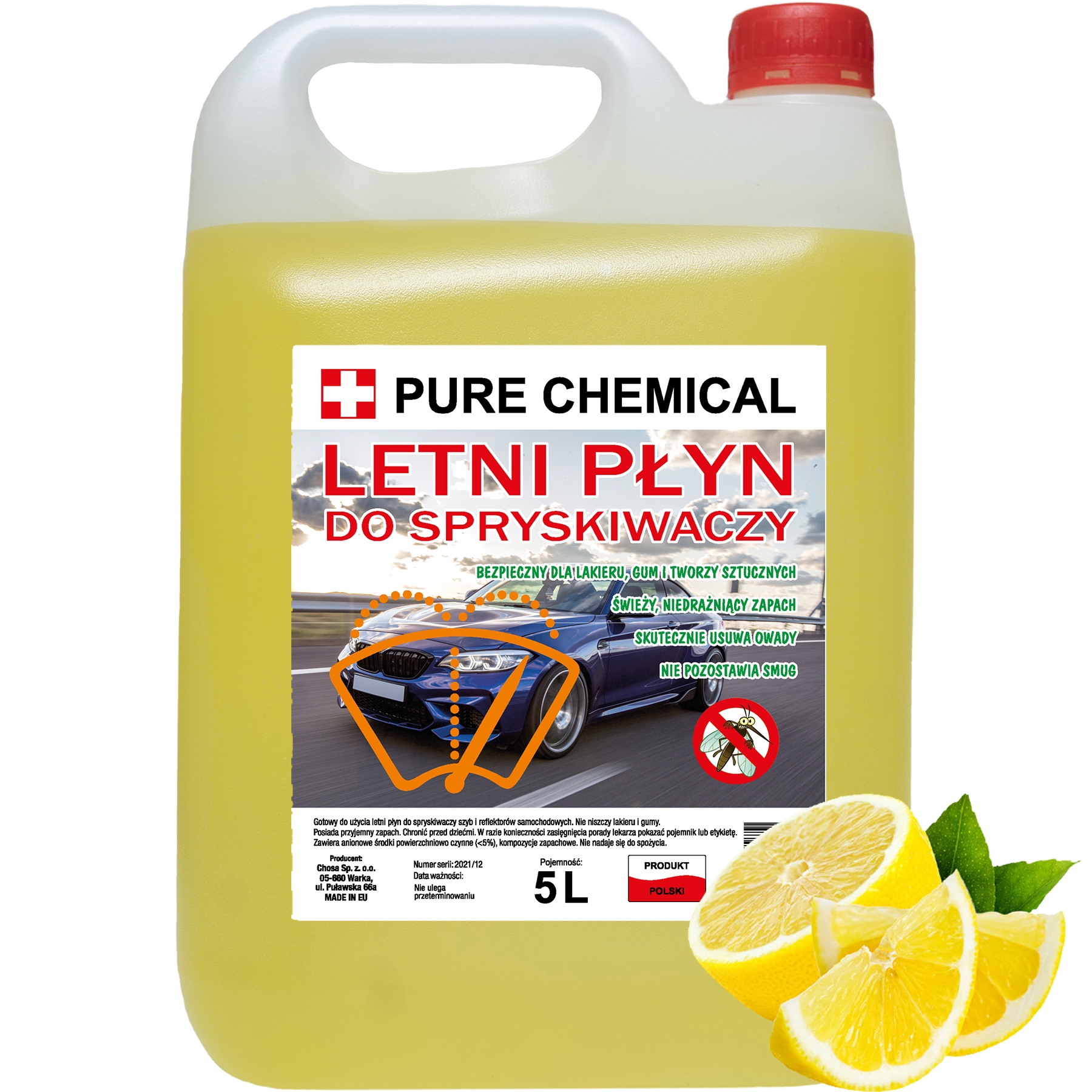 

Letni Płyn Do Spryskiwaczy 5L zapach cytrynowy