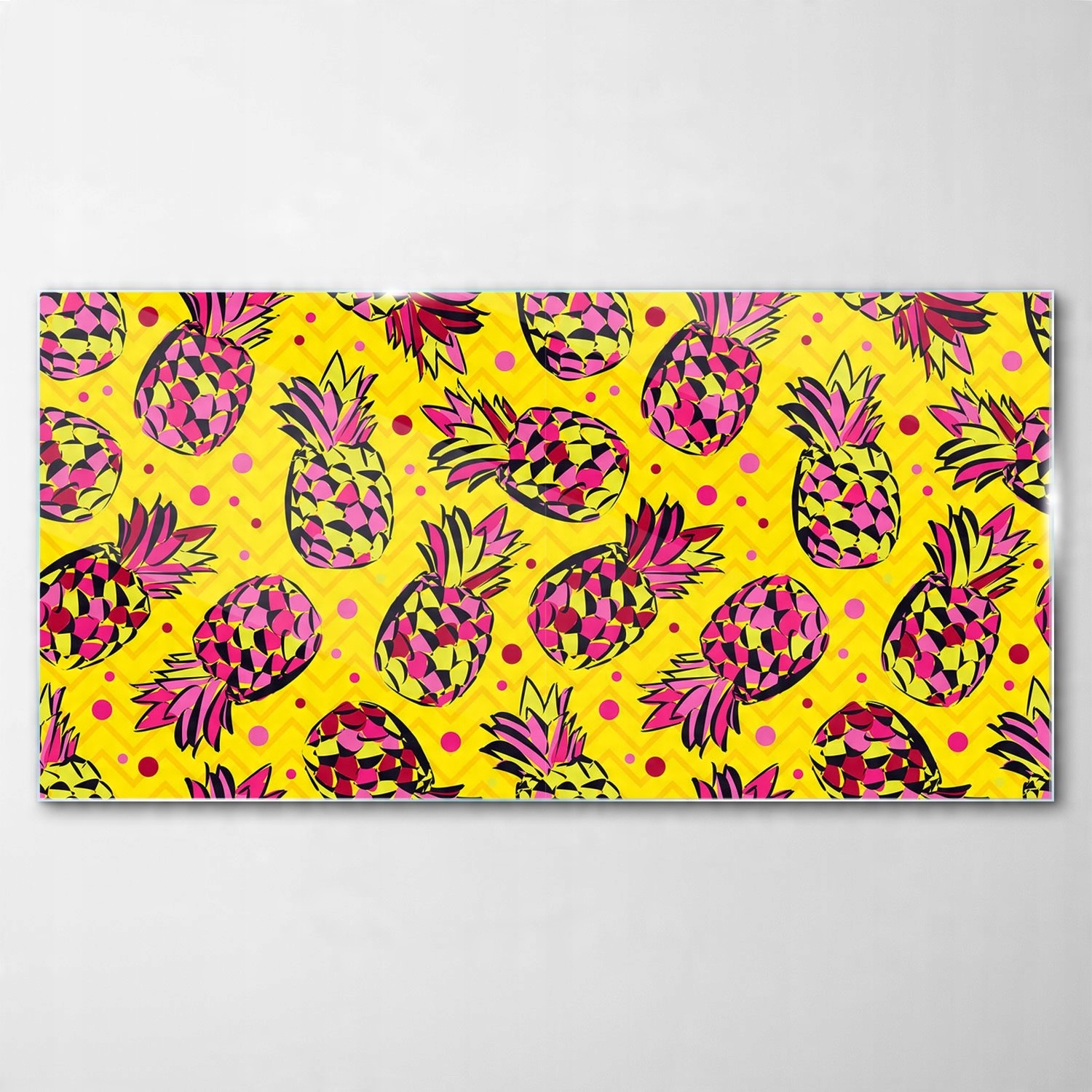 

Hartowany Obraz Szklany Owoc Tropiki Ananas 100x50