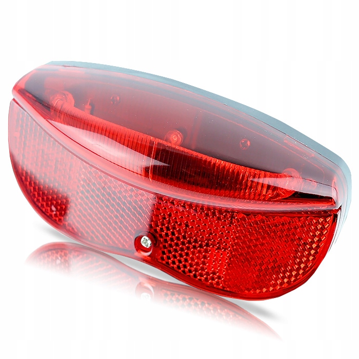Lampka Rowerowa Tylna 2xLED Na Rower Na Bagażnik Baterie