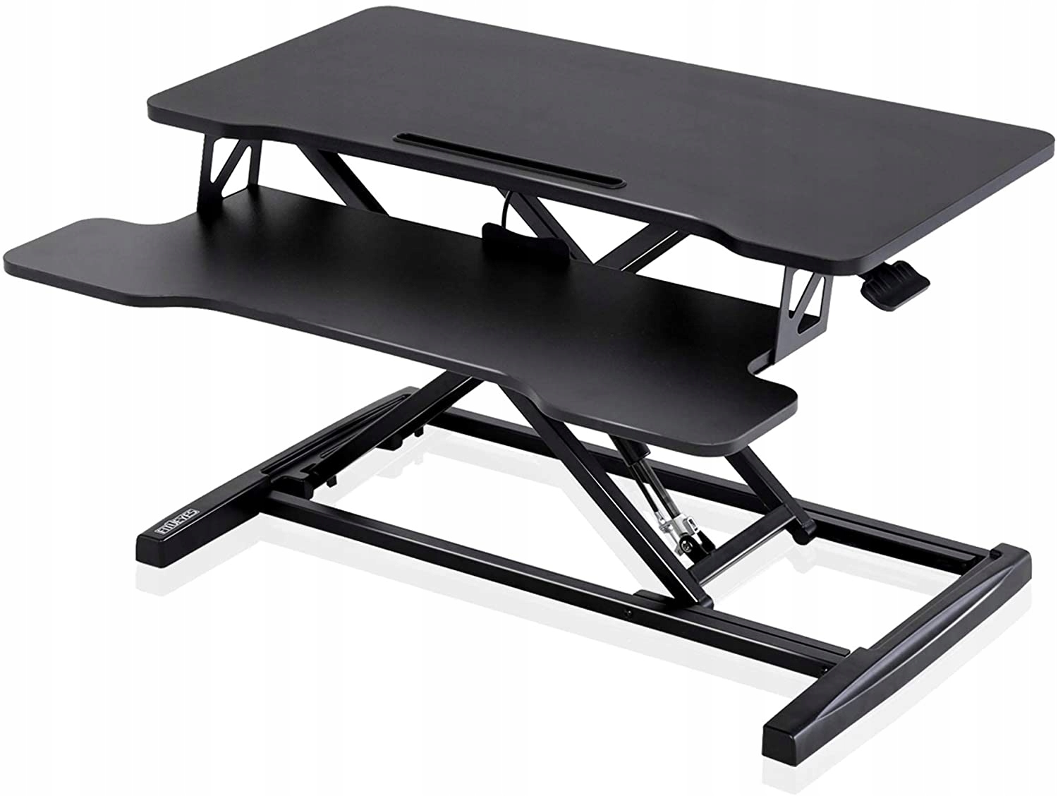 Stolik Pod Laptopa Rozkładany 2 Poziomy Czarny 80C