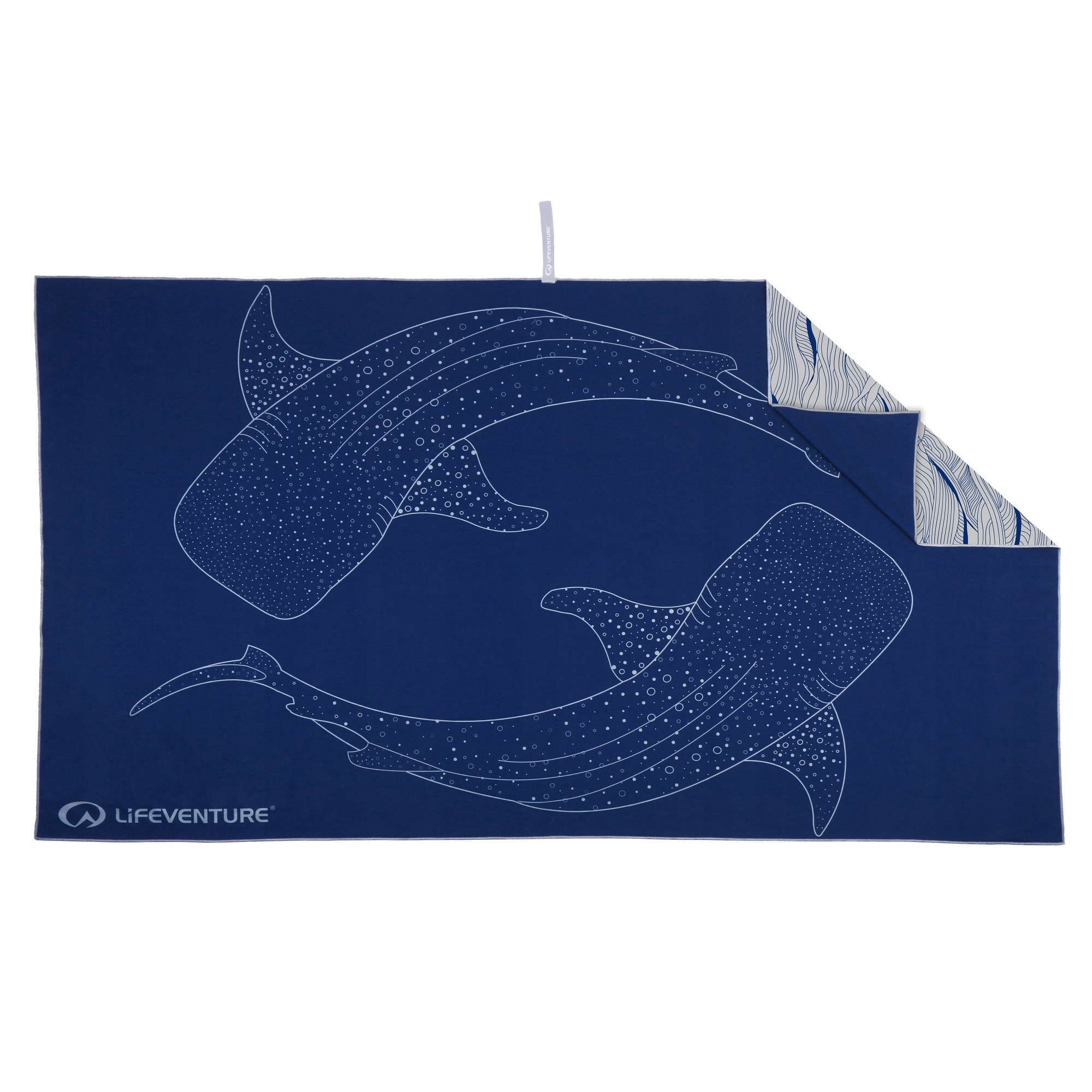 Rychleschnoucí ručník SoftFibre Lifeventure 150 x 90 cm Whale Shark