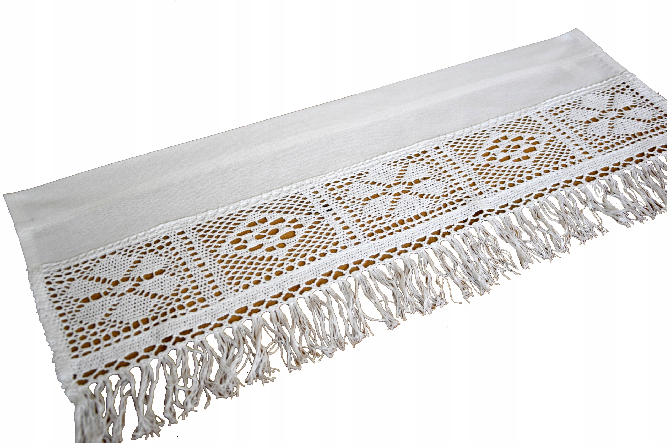 

Biała Firanka Zazdrostka 30/200 Białe Firanki Nici