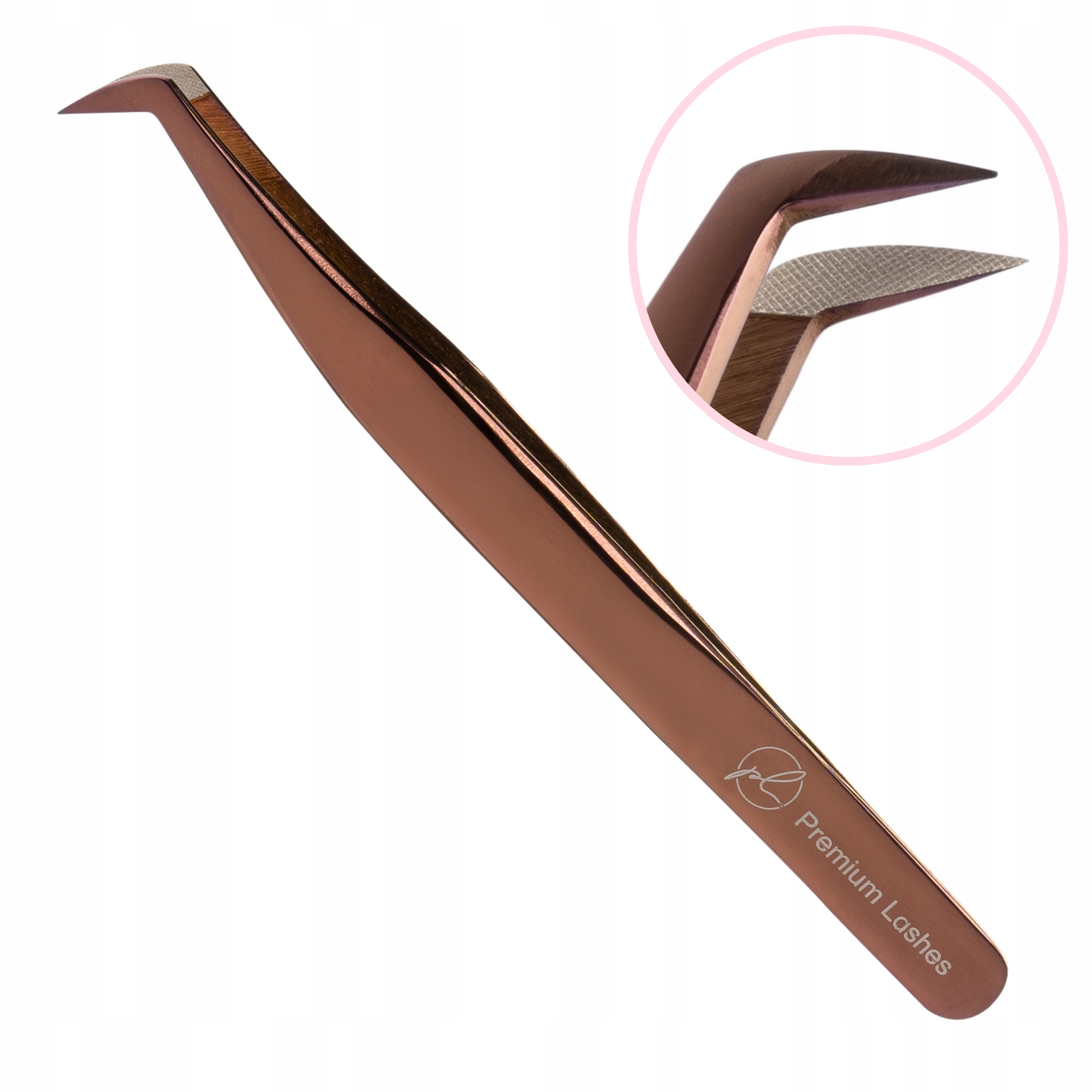 Pinzeta na řasy typu Swan 60° Jednotková Ultra Charm Premium Lashes