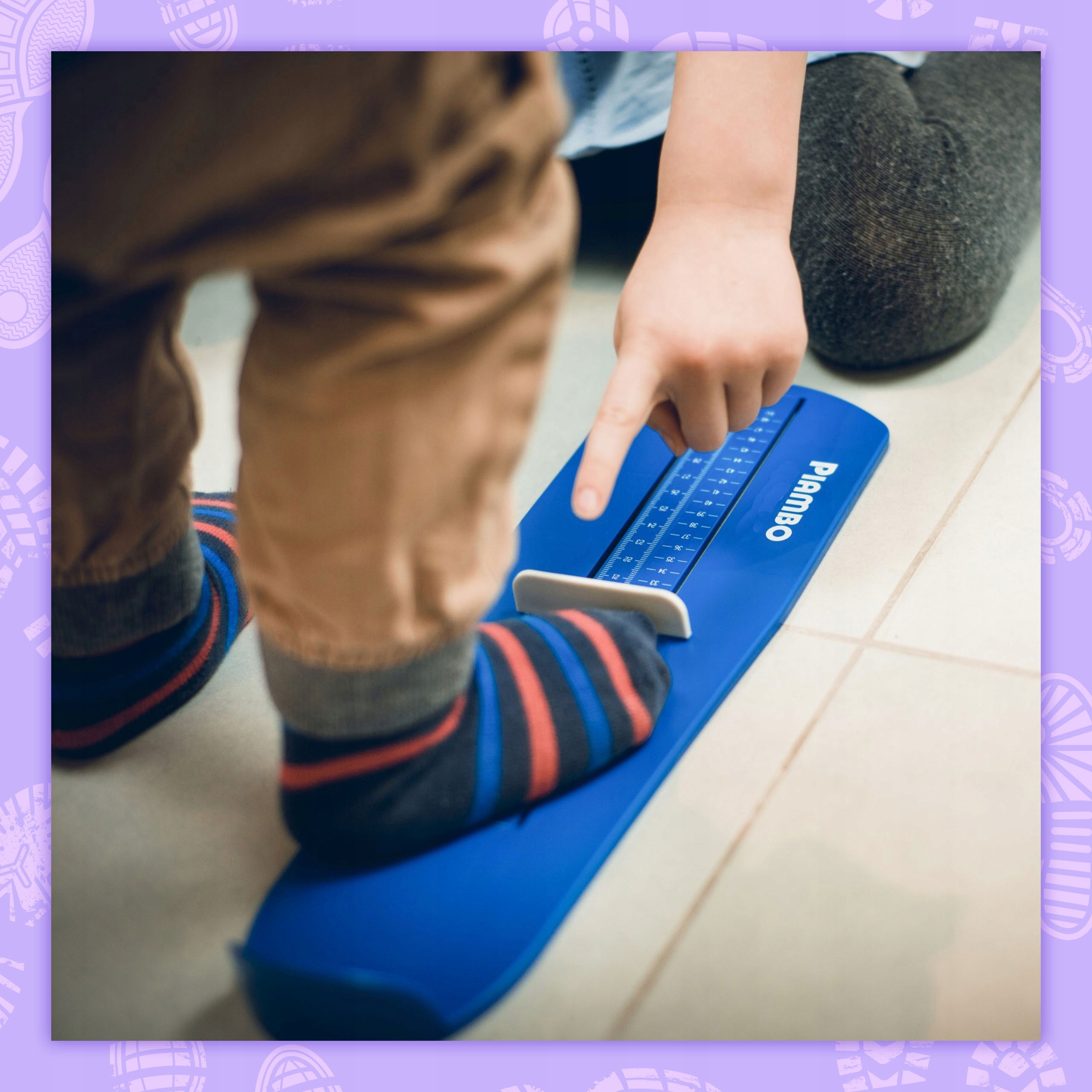 MIARKA DO POMIARU DŁUGOŚCI STÓP CM BUTÓW EU PIAMBO Model 0497