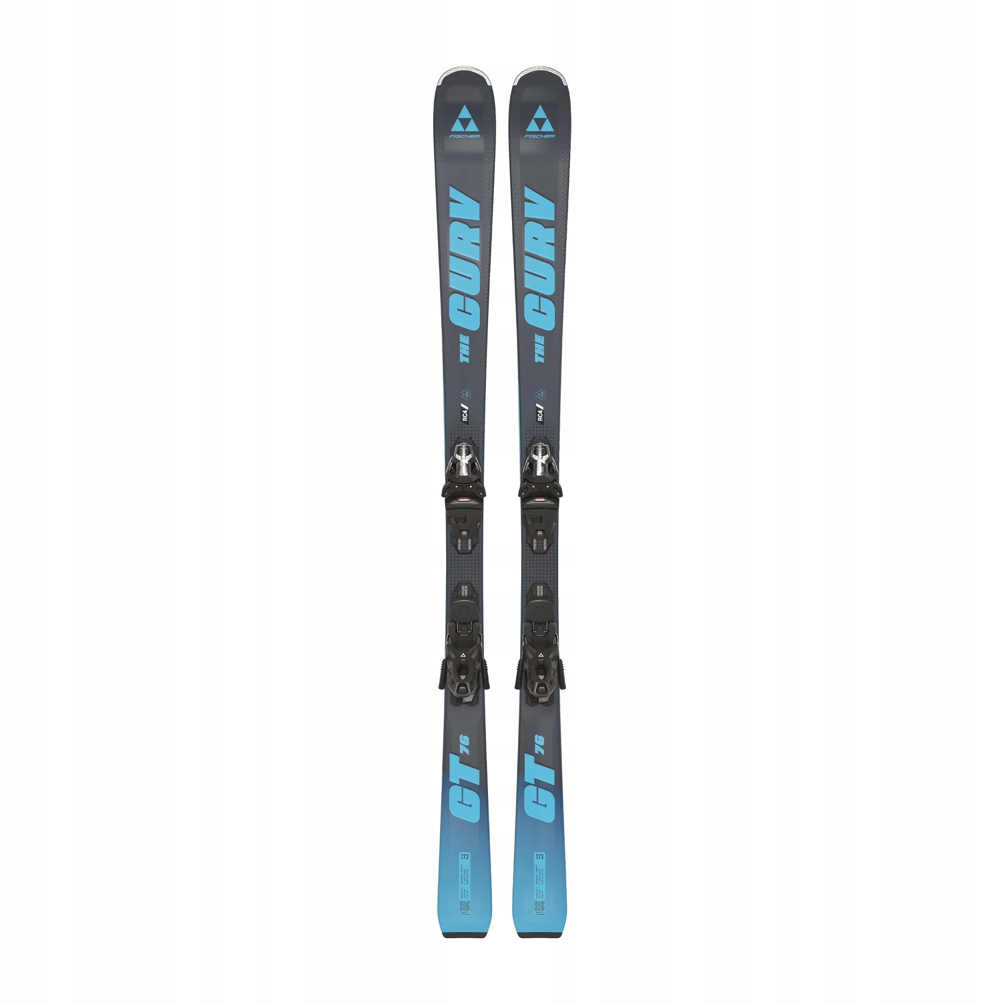 Narty zjazdowe Fischer Curv Gt 76 Twin Powerrail wiązania Rsw 10 Gw 166cm