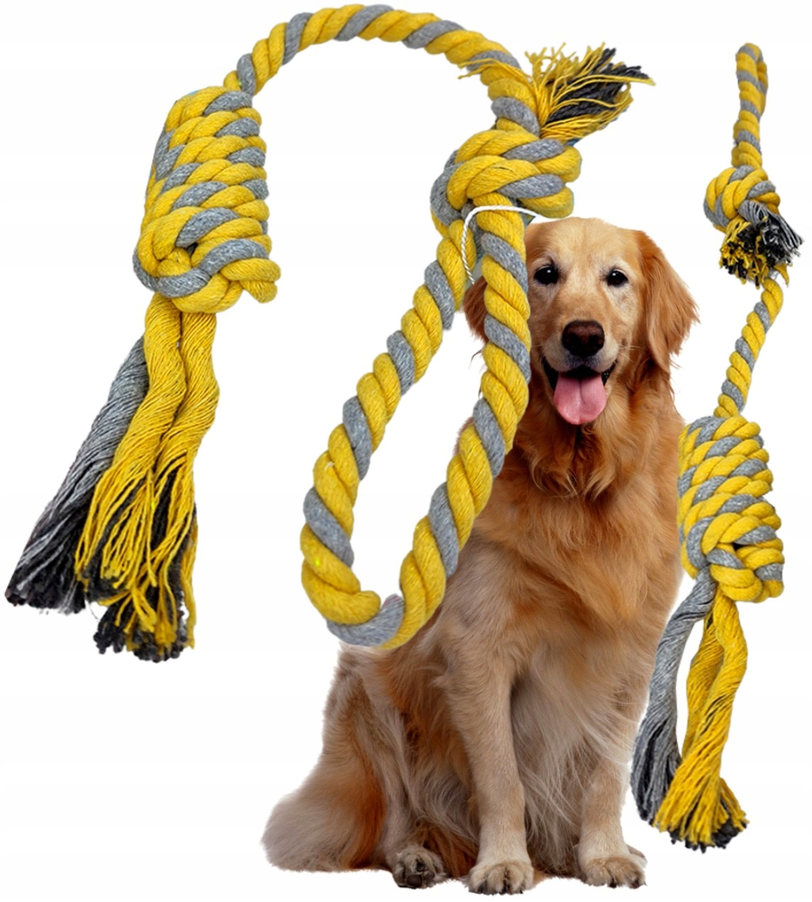 

Sznur dla psa gryzak duży zabawka szarpak aport