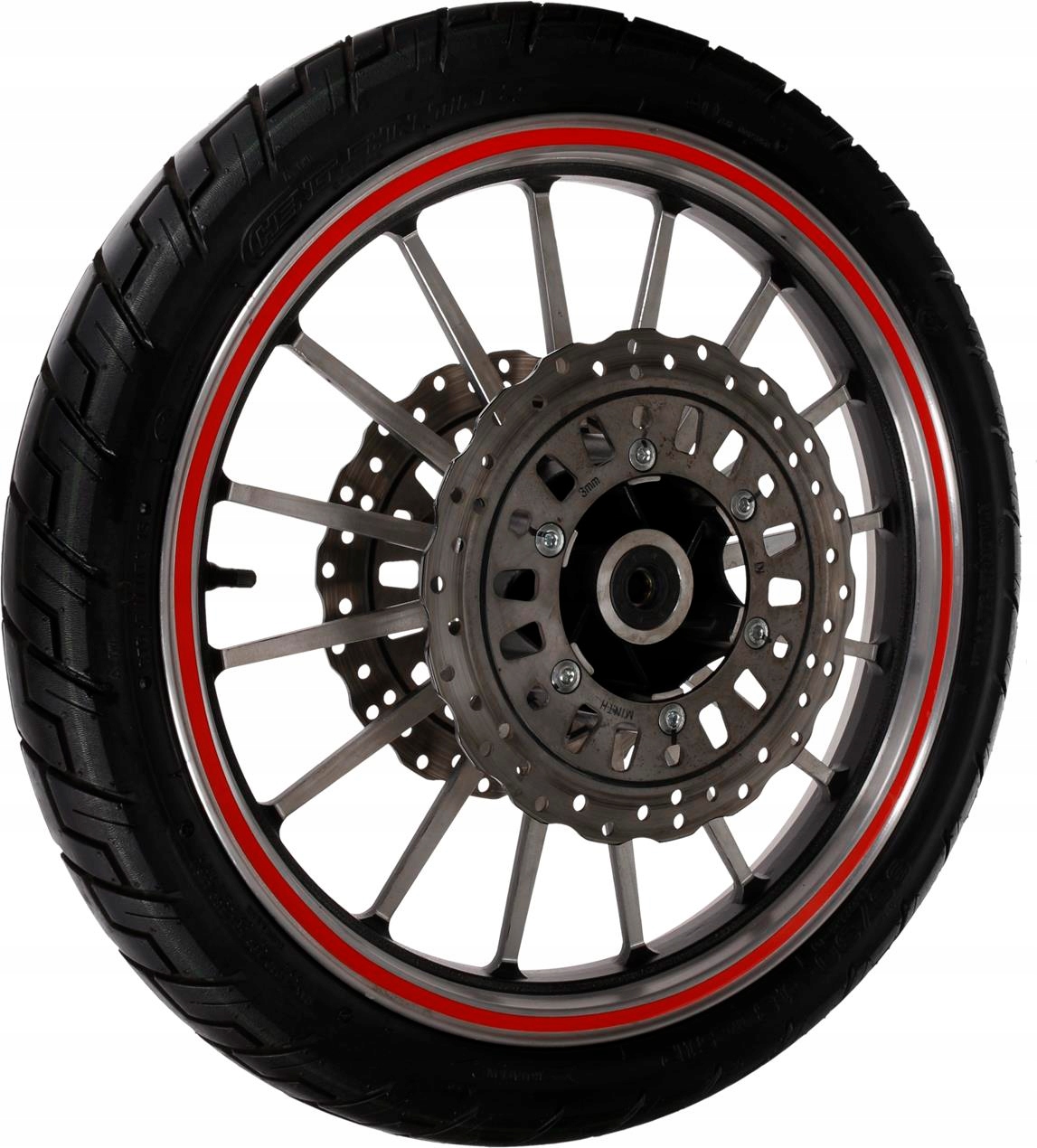 NAKLEJKI ODBLASKOWE NA KOŁA FELGI MOTOCYKL RED Producent Aptel