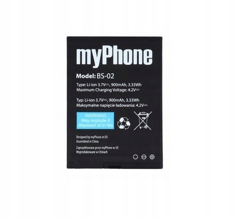 

Oryginalna Bateria MyPhone do Halo 2/ 1075 / BS-02