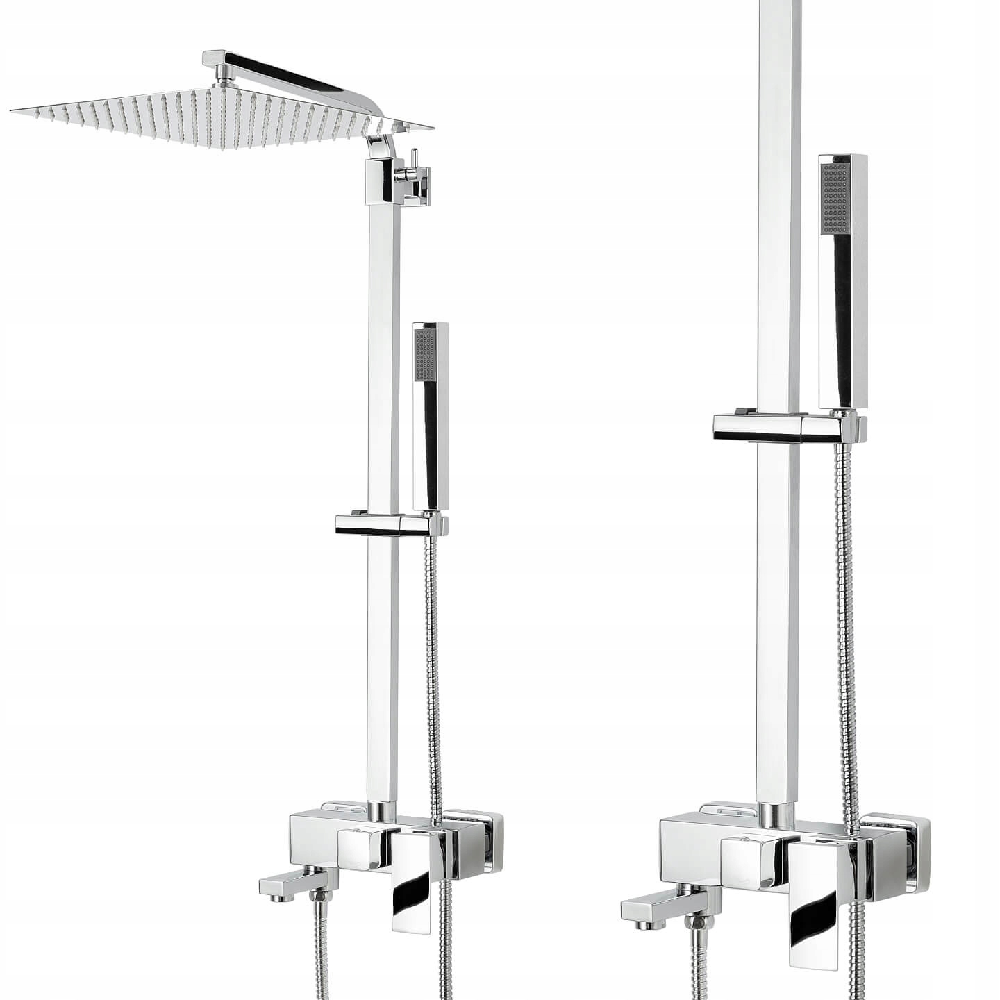 Sprchový Stĺp S Vaňovou Batériou S Výtokom A Dažďovou Sprchou