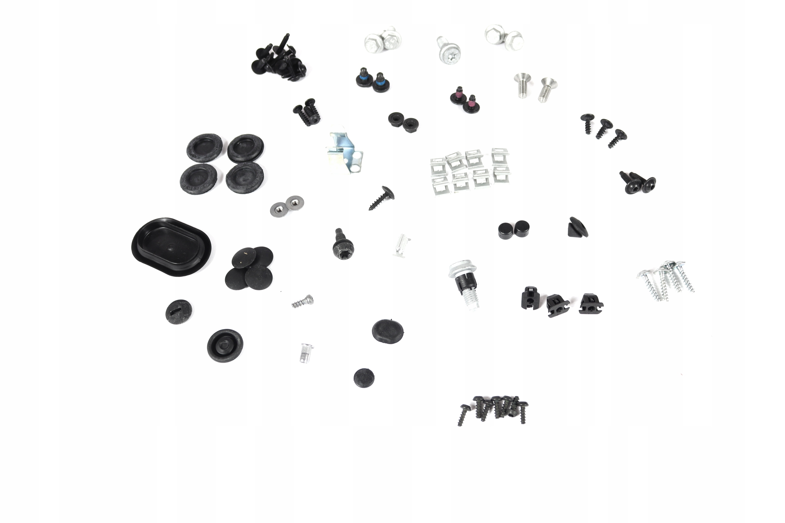 ZESTAW ELEMENTÓW MOCUJĄCYCH DRZWI PRZÓD AUDI A6 C7 ASO ORYGINAŁ