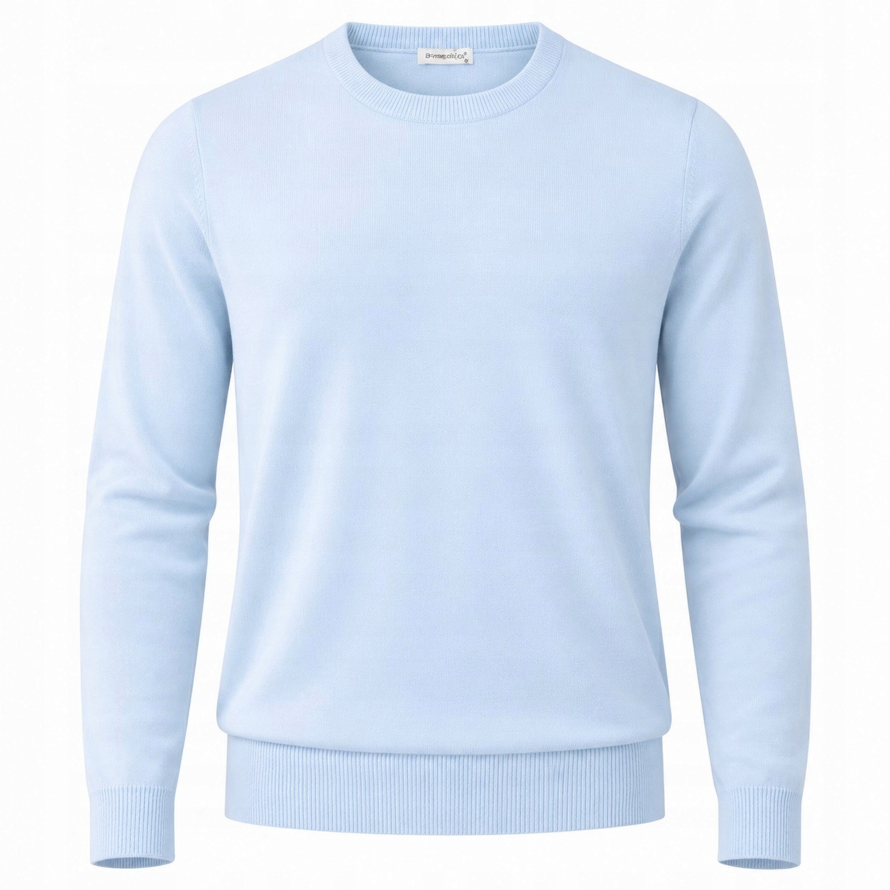 Pánský svetr z kašmíru a merino vlny, kašmírový, merino, velikost XL, modrý 181