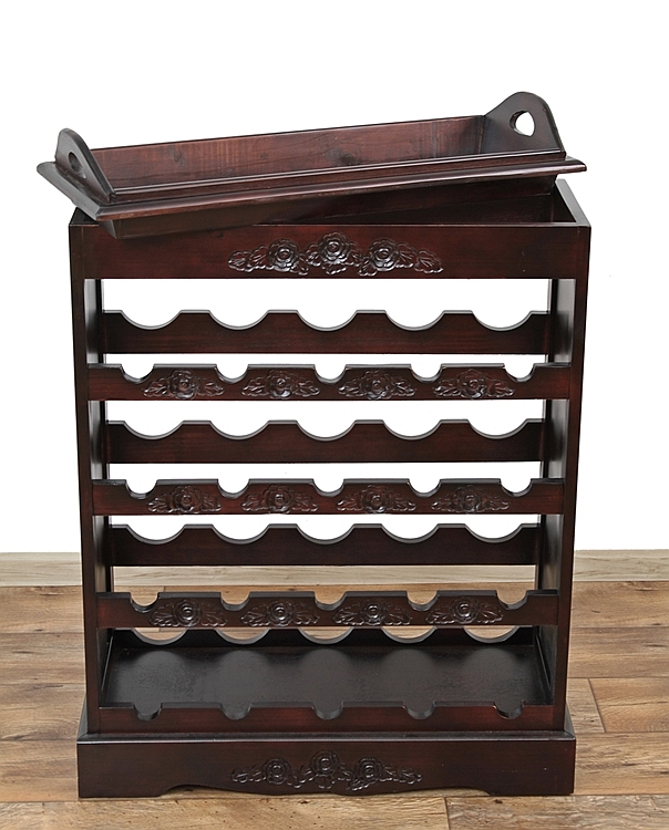 NOWA STYLOWA SZAFKA STOJAK NA BUTELKI DO SALONU Marka Polomeble