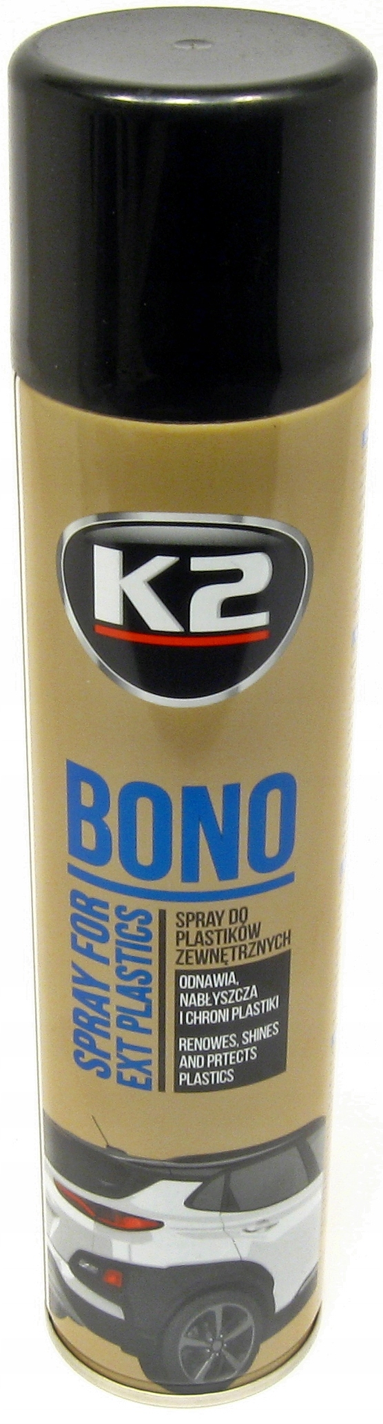 Środek do odnawiania gumy plastiku K2 Bono zderzaków opon uszczelek