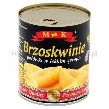 Mk Broskve půlky v lehkém sirupu 820 g