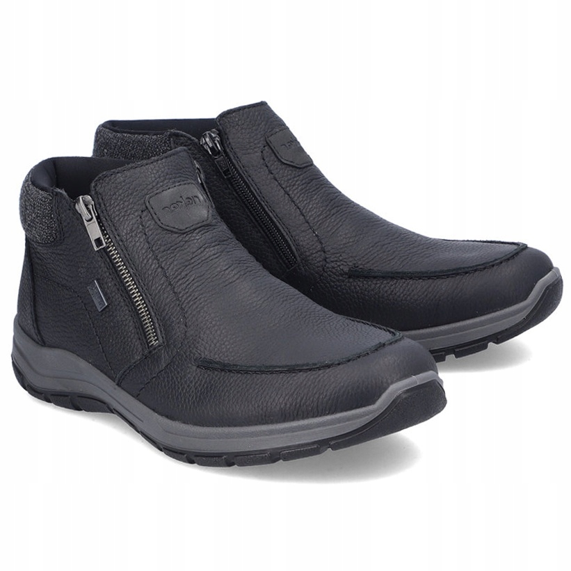 Pánské nepromokavé kotníkové boty Kotníkové Boty Rieker 03660-00 Extra Width Wool Vel. 46