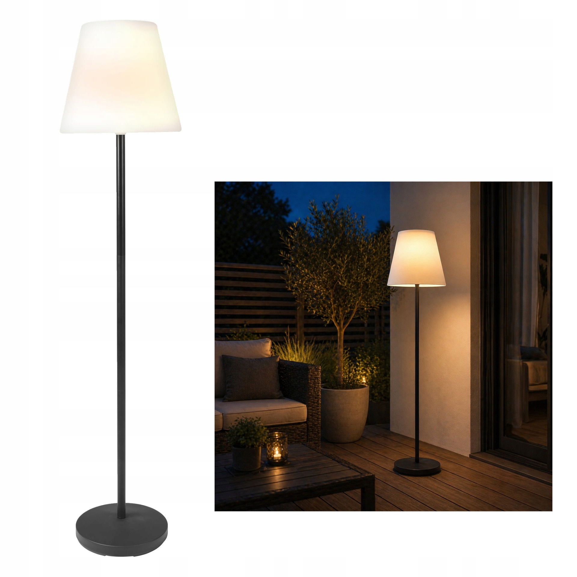 Moderná solárna Led podlahová lampa do obývačky a záhrady