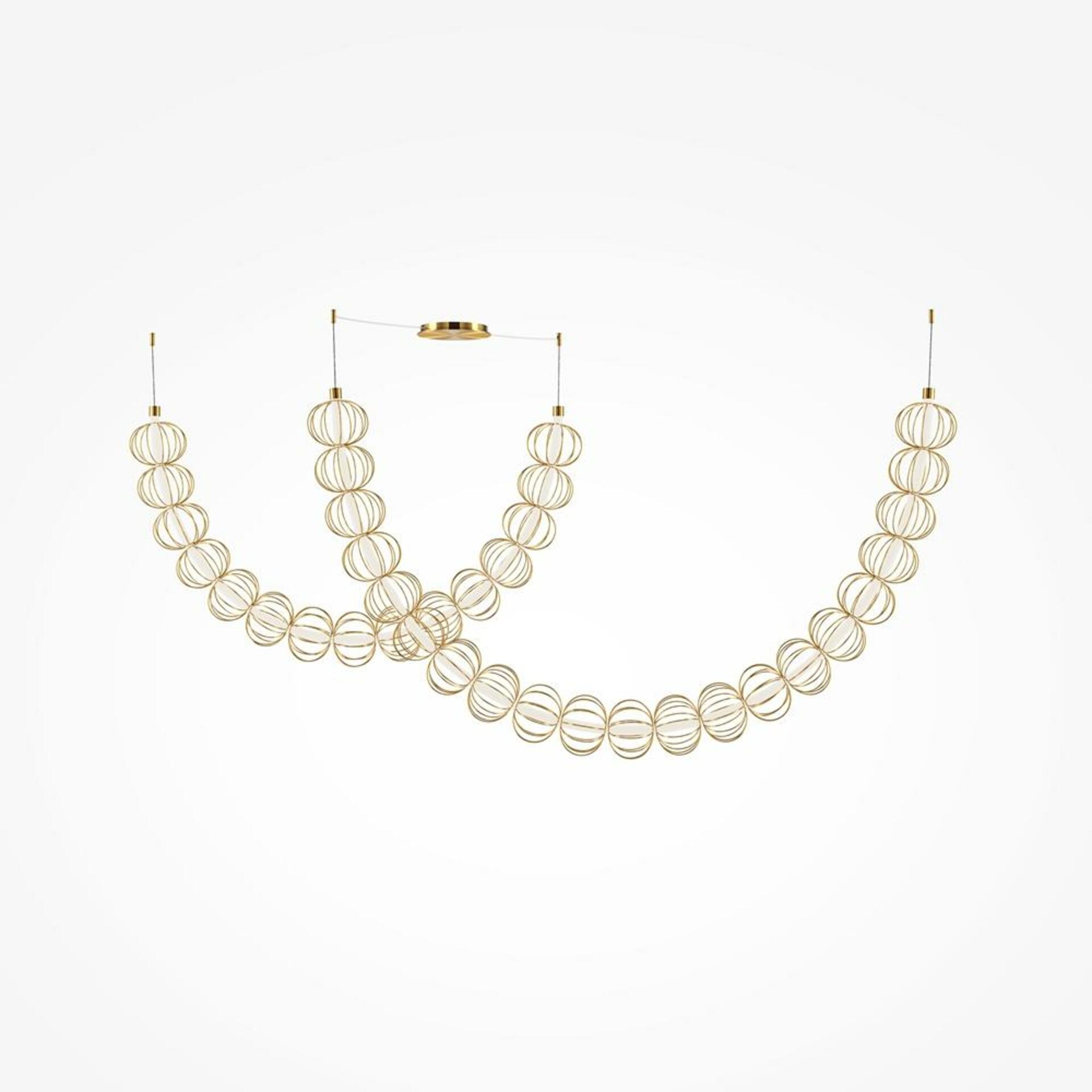 Maytoni Závesné svietidlo Golden Cage 3000K 107W MOD216PL-L55G3K