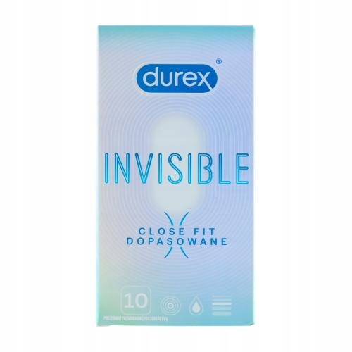 

Durex Invisible Close Fit Prezerwatywy, 10 sztuk