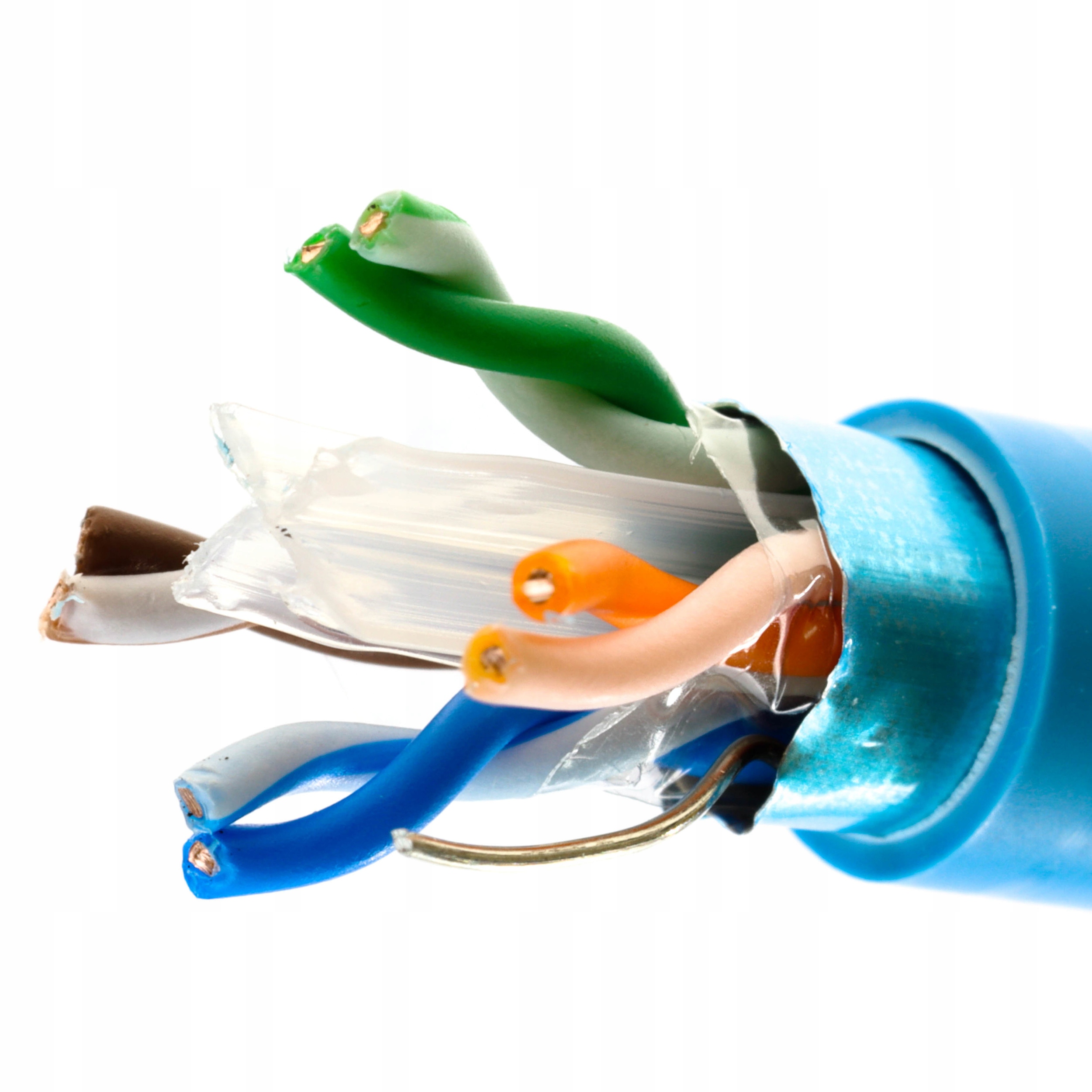 

Przewód kabel Lan Ftp CAT.6 cu 1m Telegartner