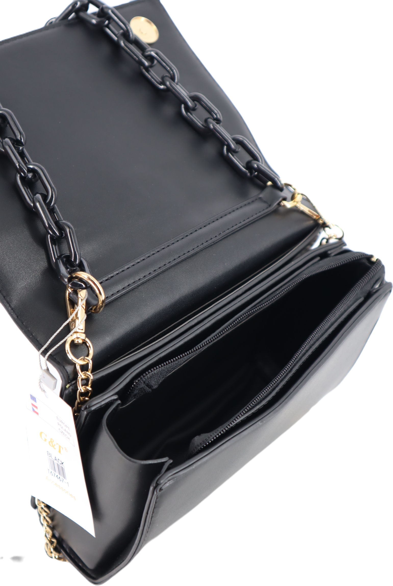 TOREBKA LISTONOSZKA KUFEREK MODNY PIKOWANY Z RĄCZKĄ Szerokość produktu 23 cm