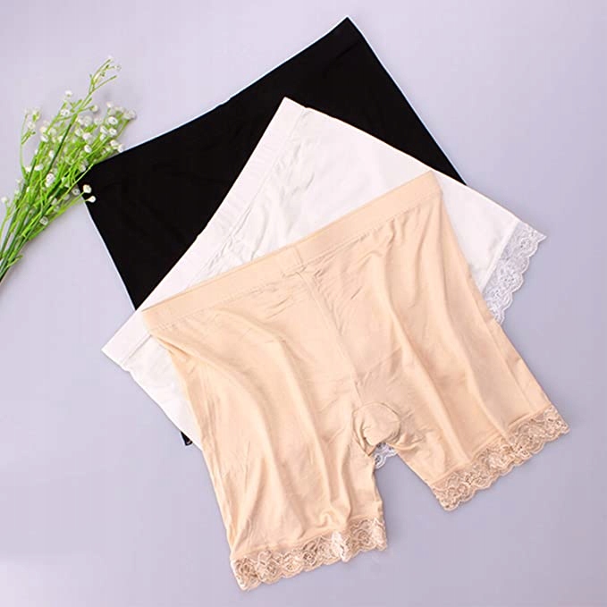 GŁADKIE ULTRACIENKIE BERMUDY SPODENKI POD SUKIENKĘ Fason Szorty