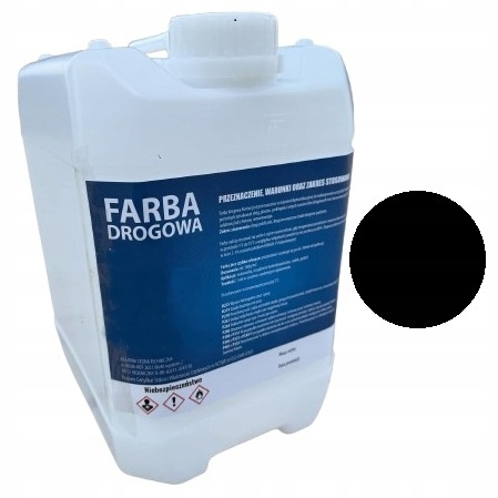Farba drogowa czarna również beton do betonu 5kg 5 kg 3.5l 3.5 litrów
