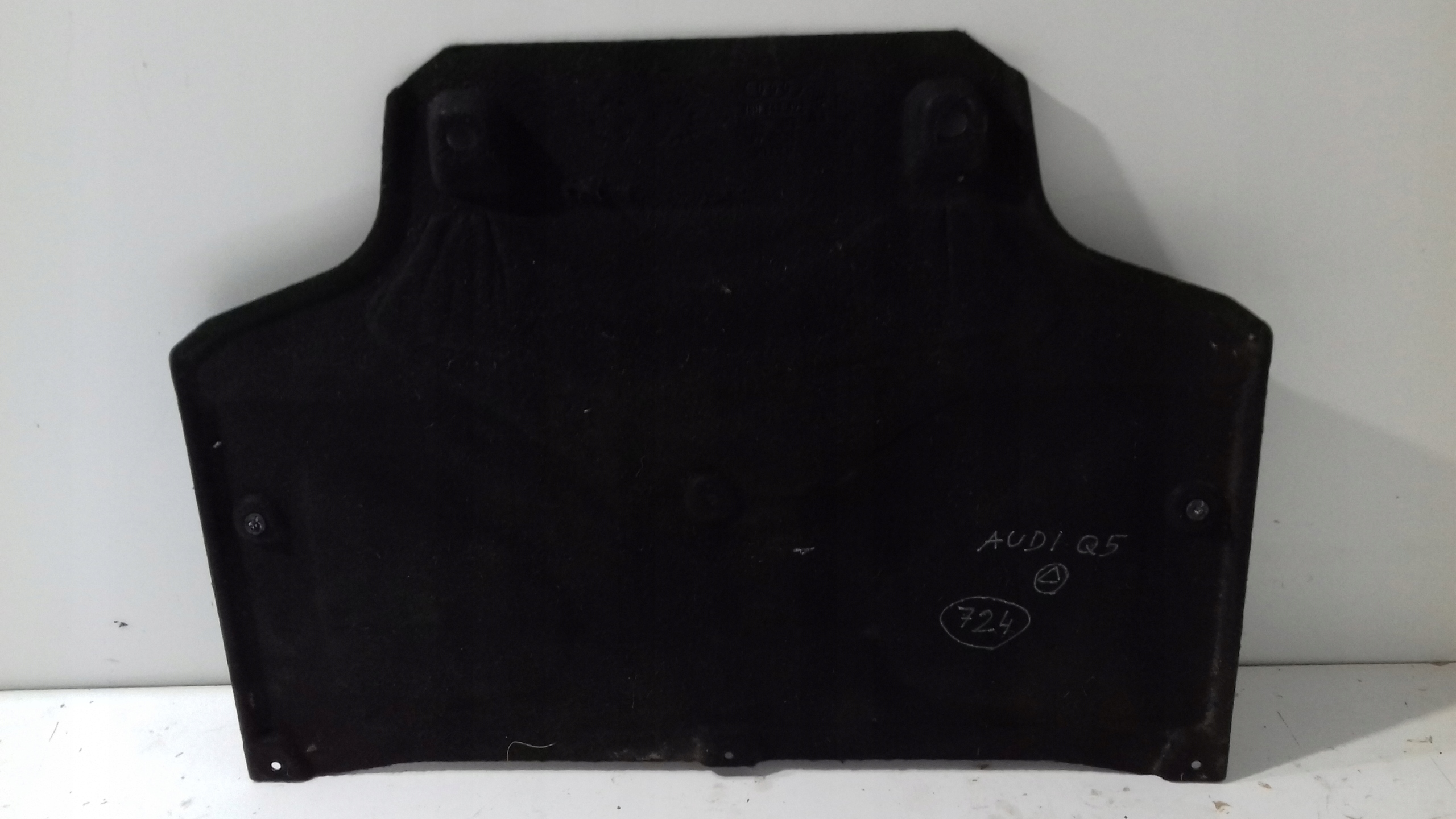 cover below engine cover AUDI Q5 80B863822