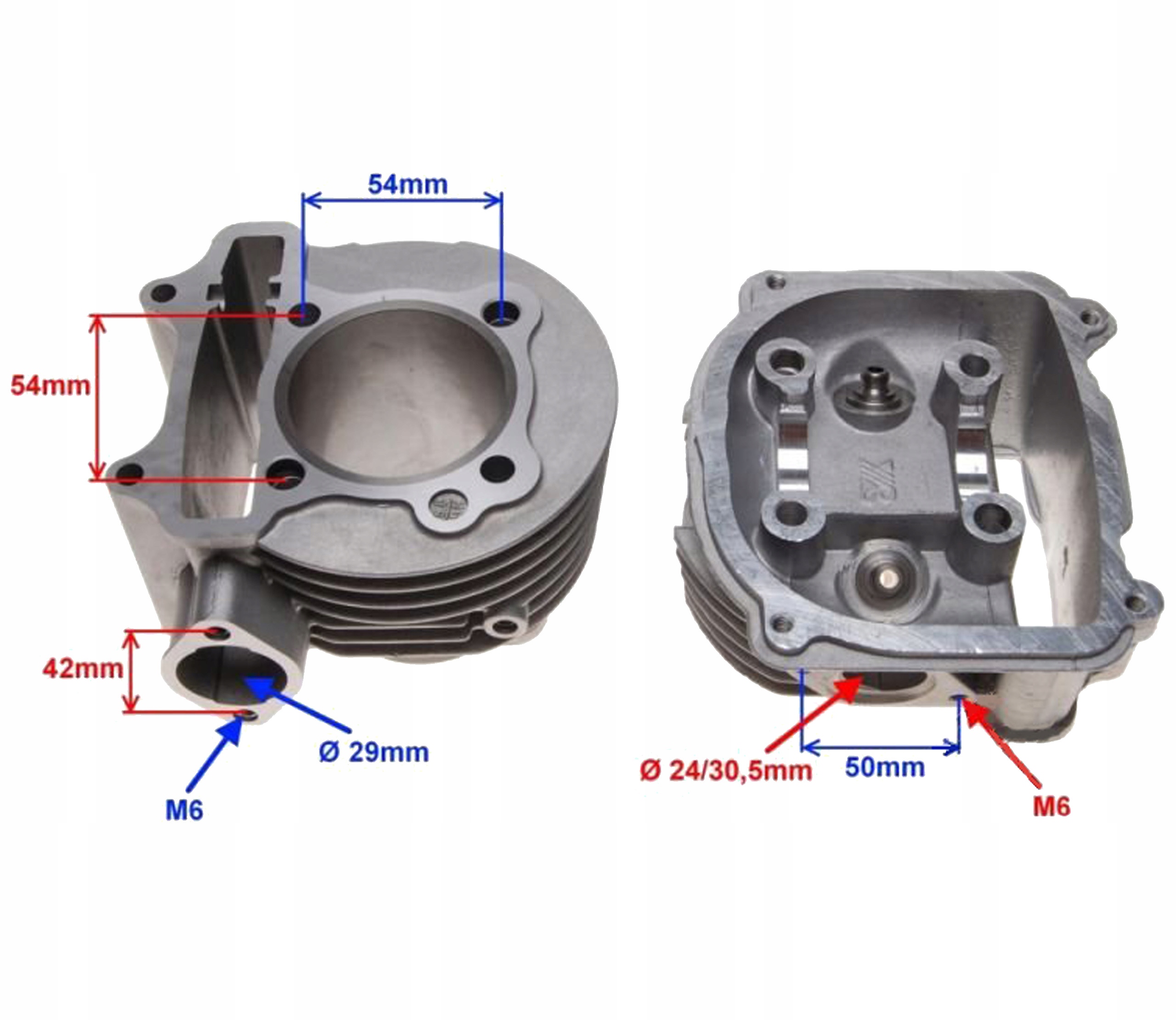 65445365466546 - Цилиндр головка двигателя GY6 150cc Kymco маршрутизатор ATV