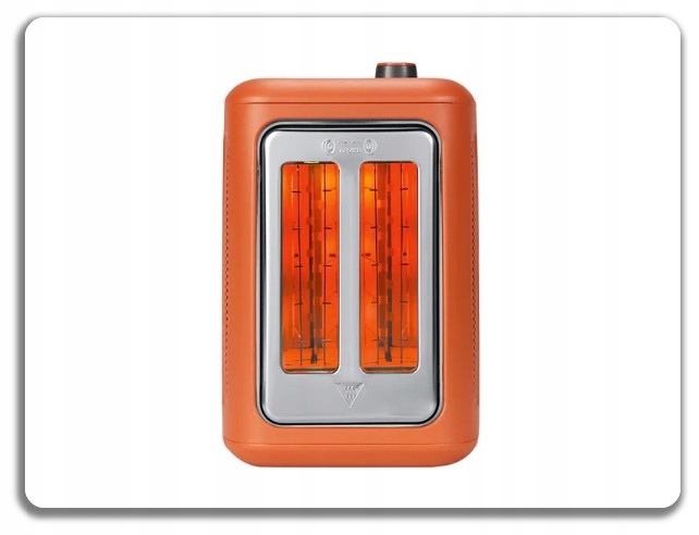 BUYDEEM Automatyczny Metalowy Toster na 2 kromki, DT730E, Koi Red, EU — 13