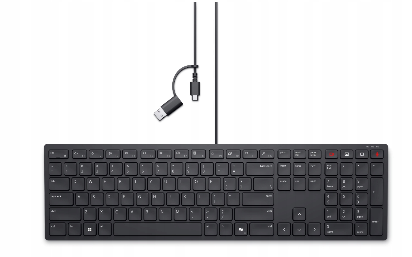 Dell Klávesnica pre spoluprácu KB525C Klávesnica Drôtová Us (qwerty) B