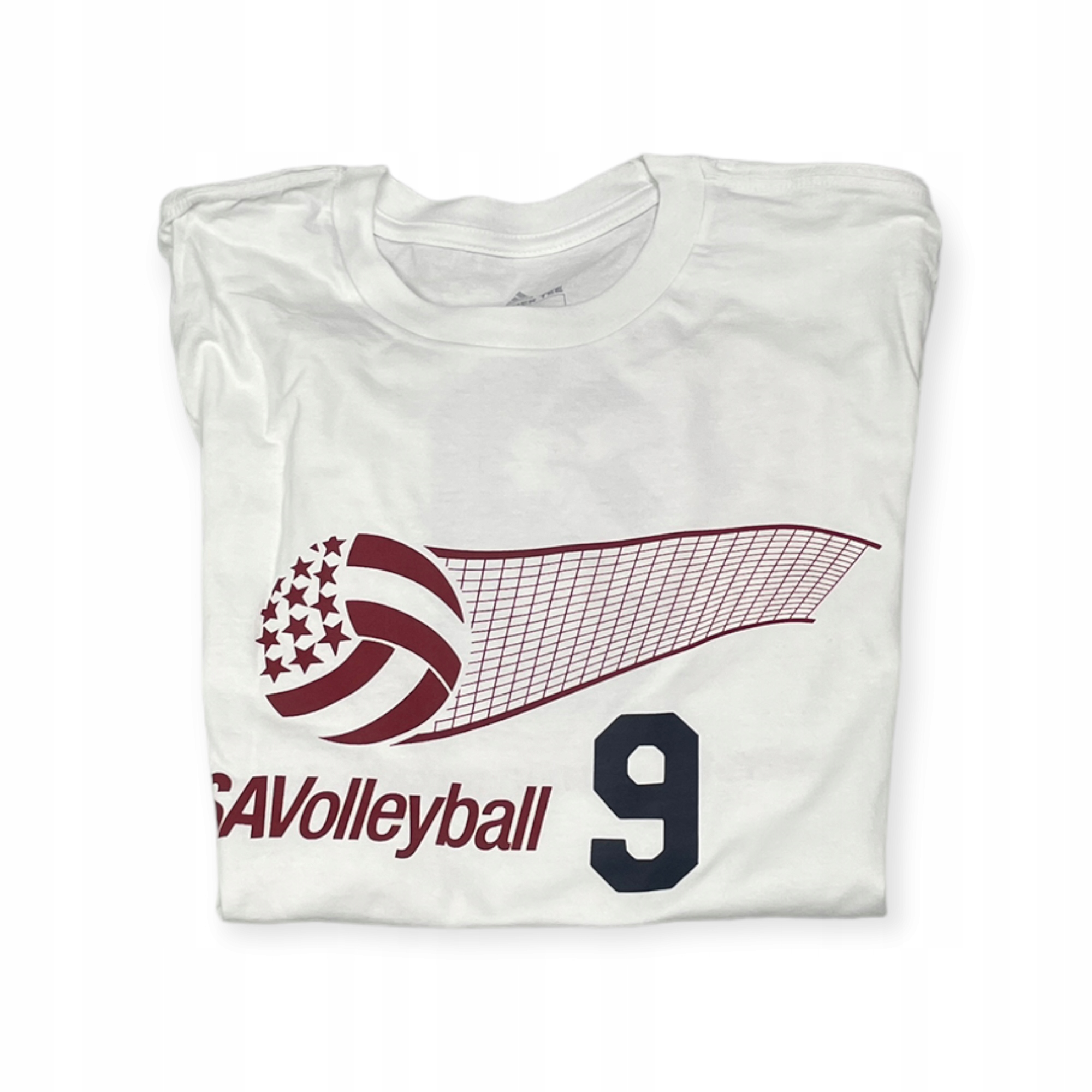 Koszulka męska biała Adidas USA Volleyball 9 M Rozmiar M