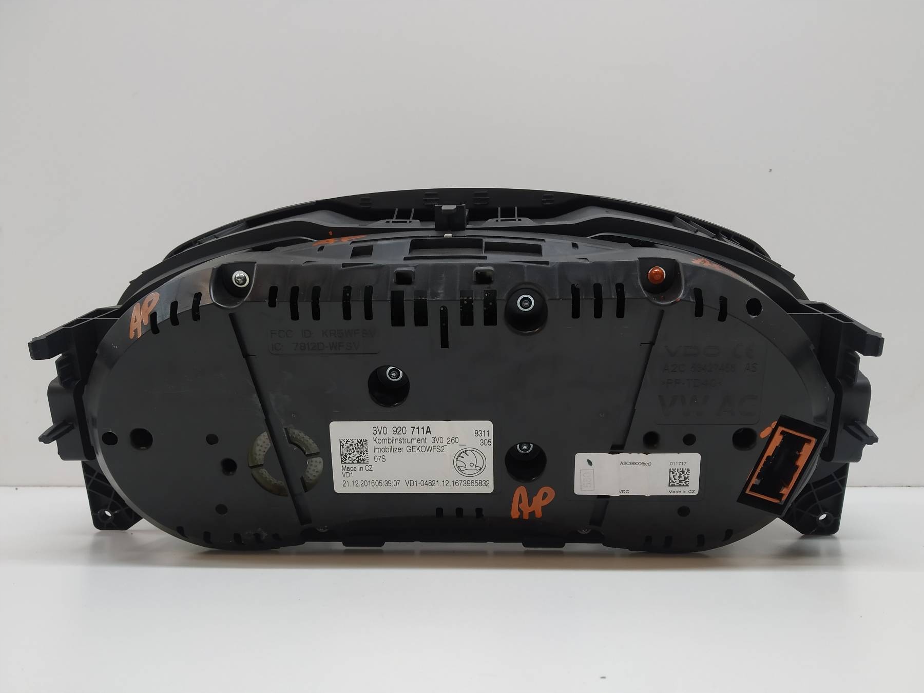 dials EU 3V0920711A Skoda Superb III (2015-2024)