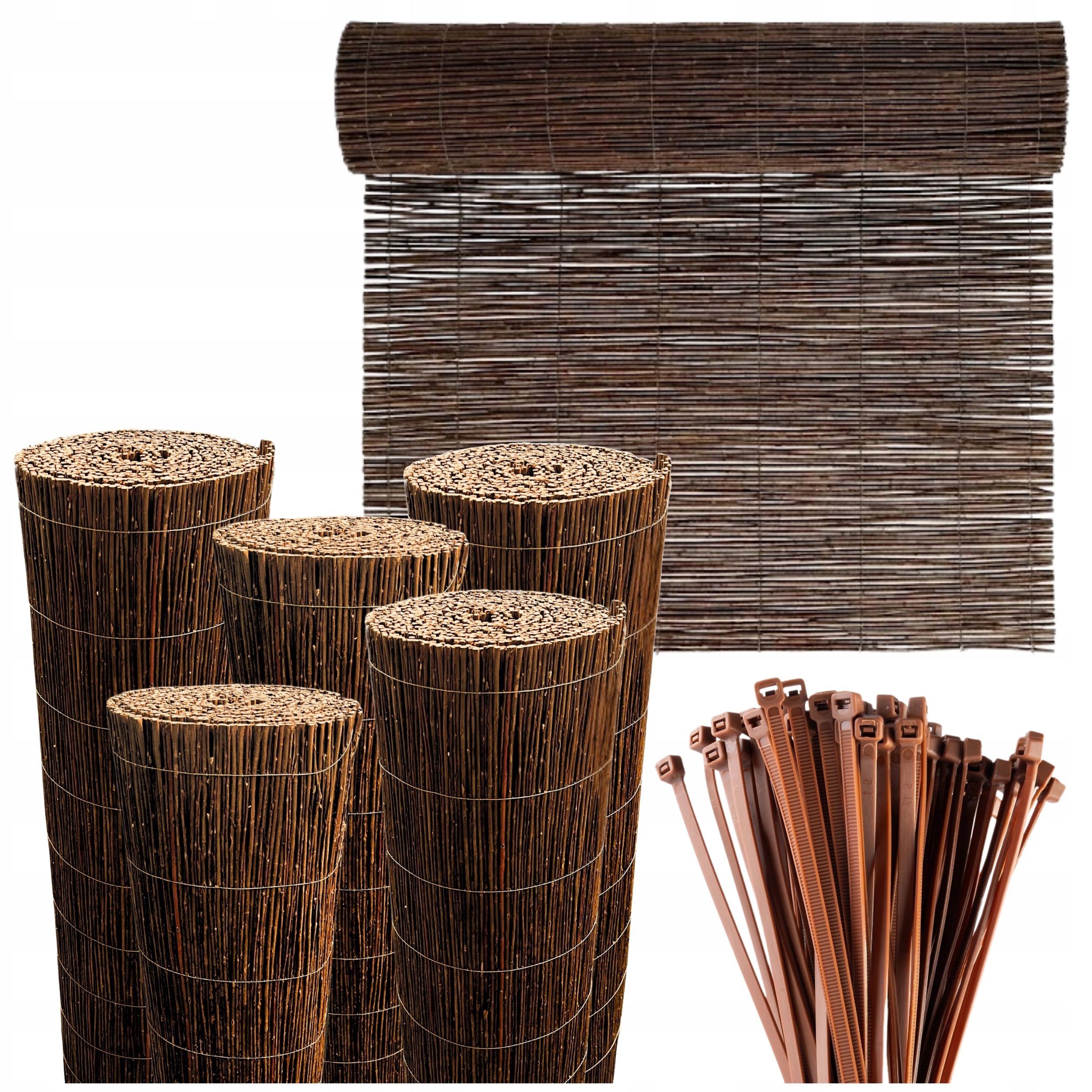 Paraván Proutěný Do Zahrady Na Balkon 40x300 Odolný Kryt Polský Výrobce