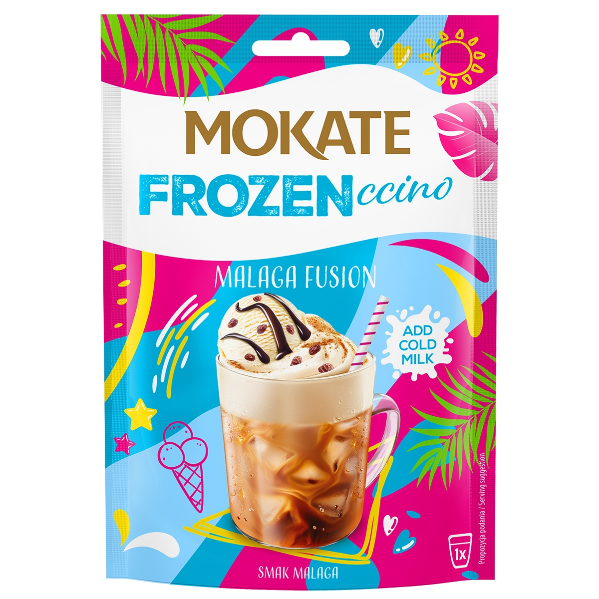 Levně 13X Mokate Frozencino Malaga 25g