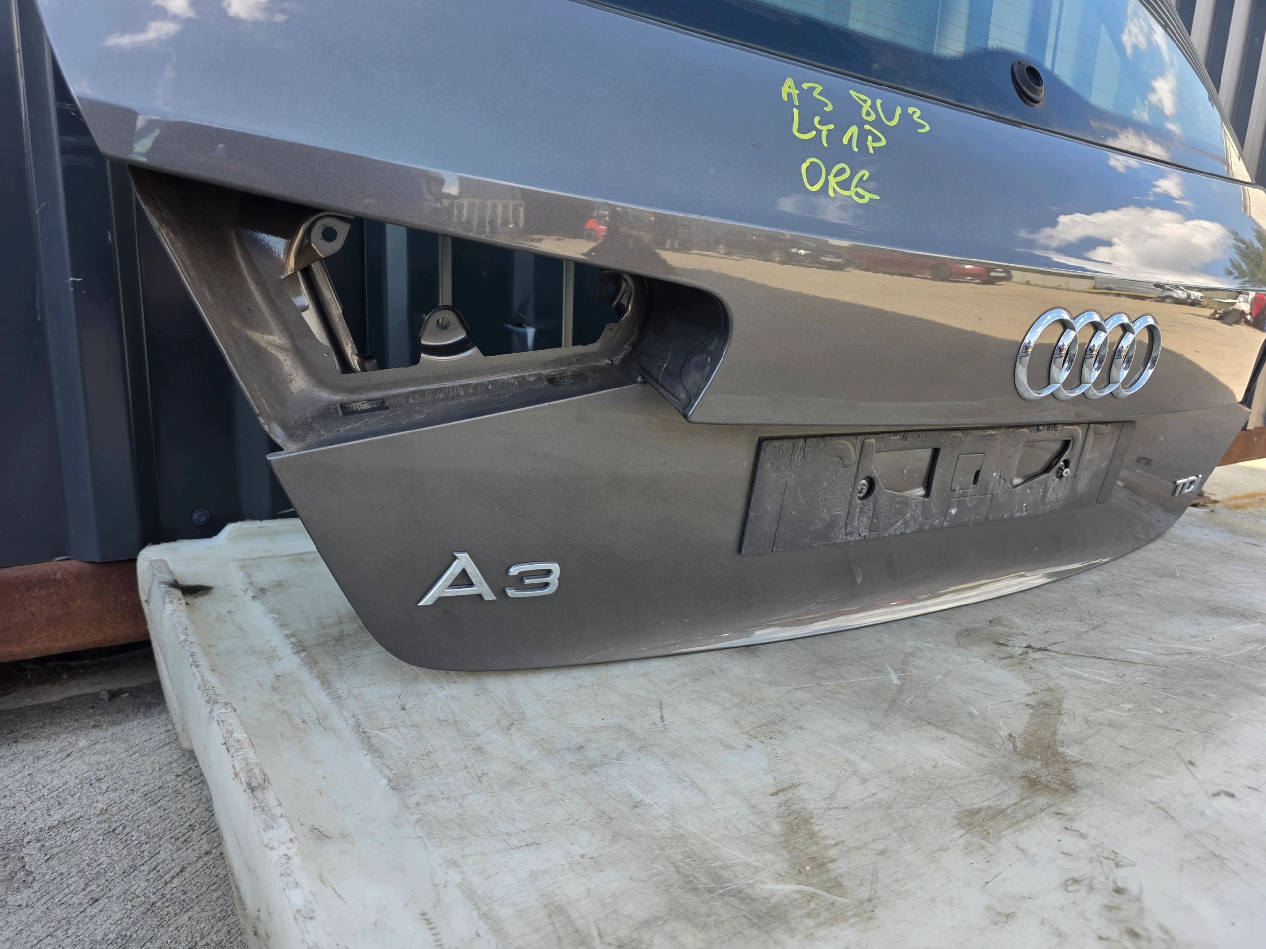 boot door rear AUDI A3 8V3 3 door LY1P original