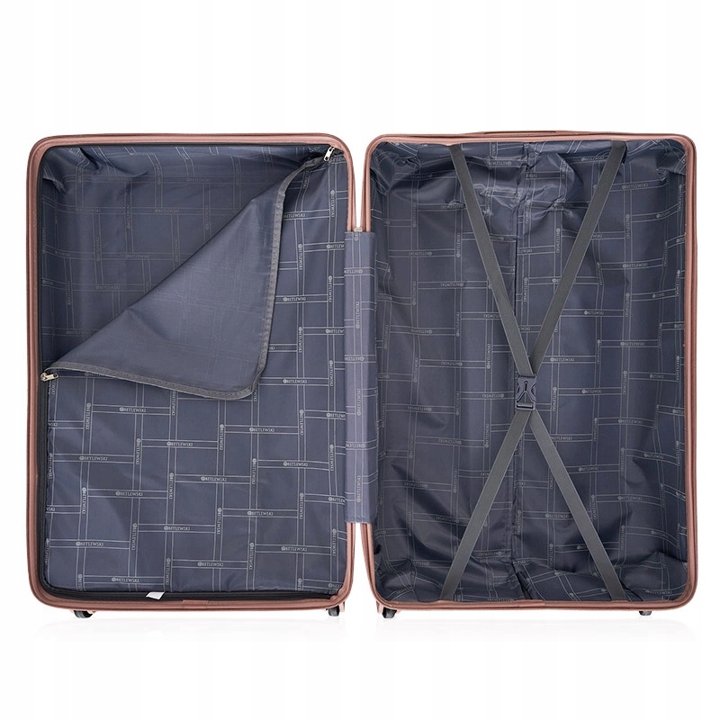 Zestaw 3 walizek BELTEWSKI SINOPE czarne BWA-055 3 Rodzaj twarda