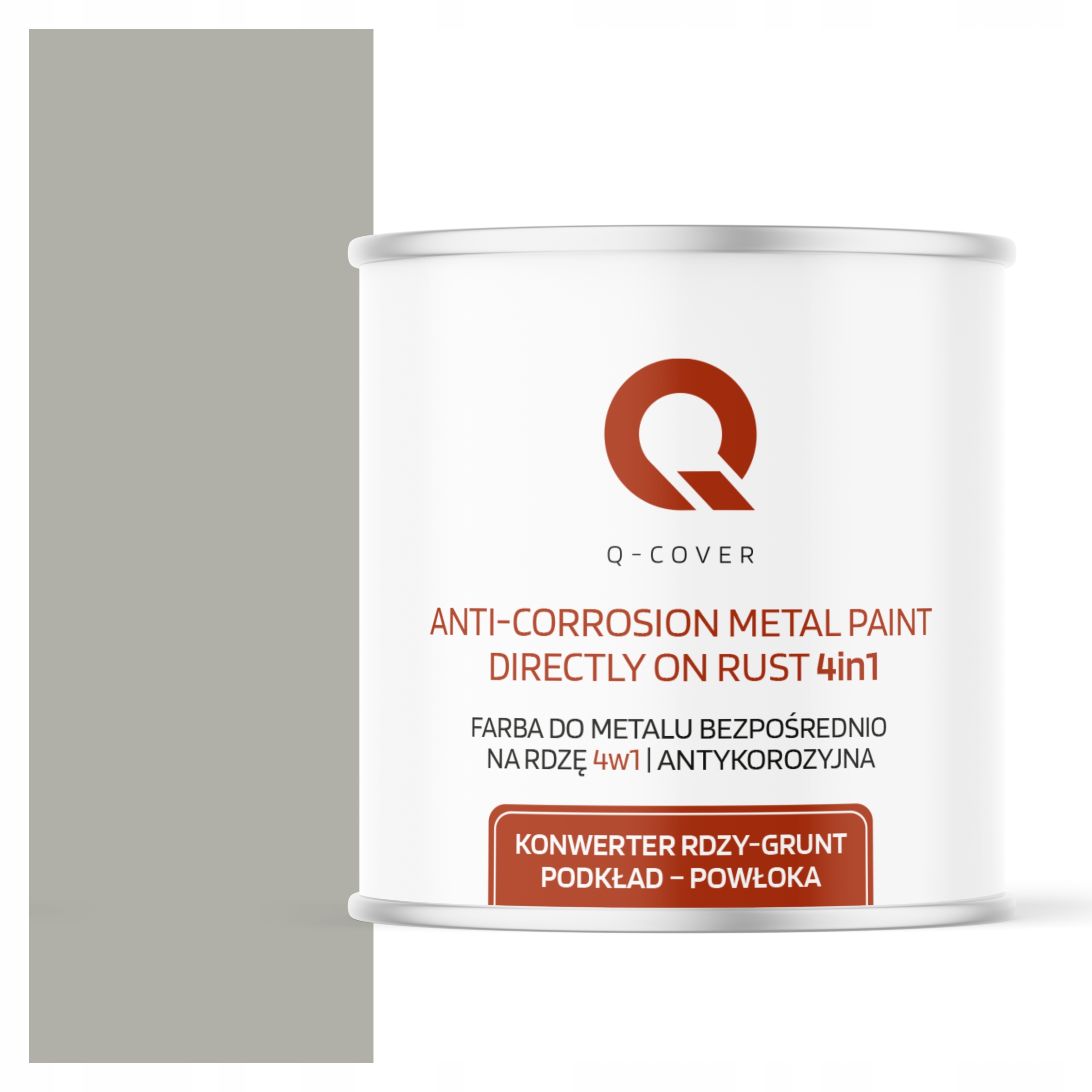 Farba Na Kov Na Hrdzu Pozinkovaná Aluminium 4v1 Šedá Agatová Ral 7038 Mat 2.5L