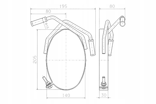 WALKER CZĘŚĆ MONTAŻOWA WYDECHU UCHWYT CITROEN BERLINGO BERLINGO Numer katalogowy części 80598
