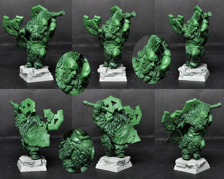 Figurka Rpg Scibor 28FM0548 Dwarf Troll Killer Podstawka 28mm Warhammer