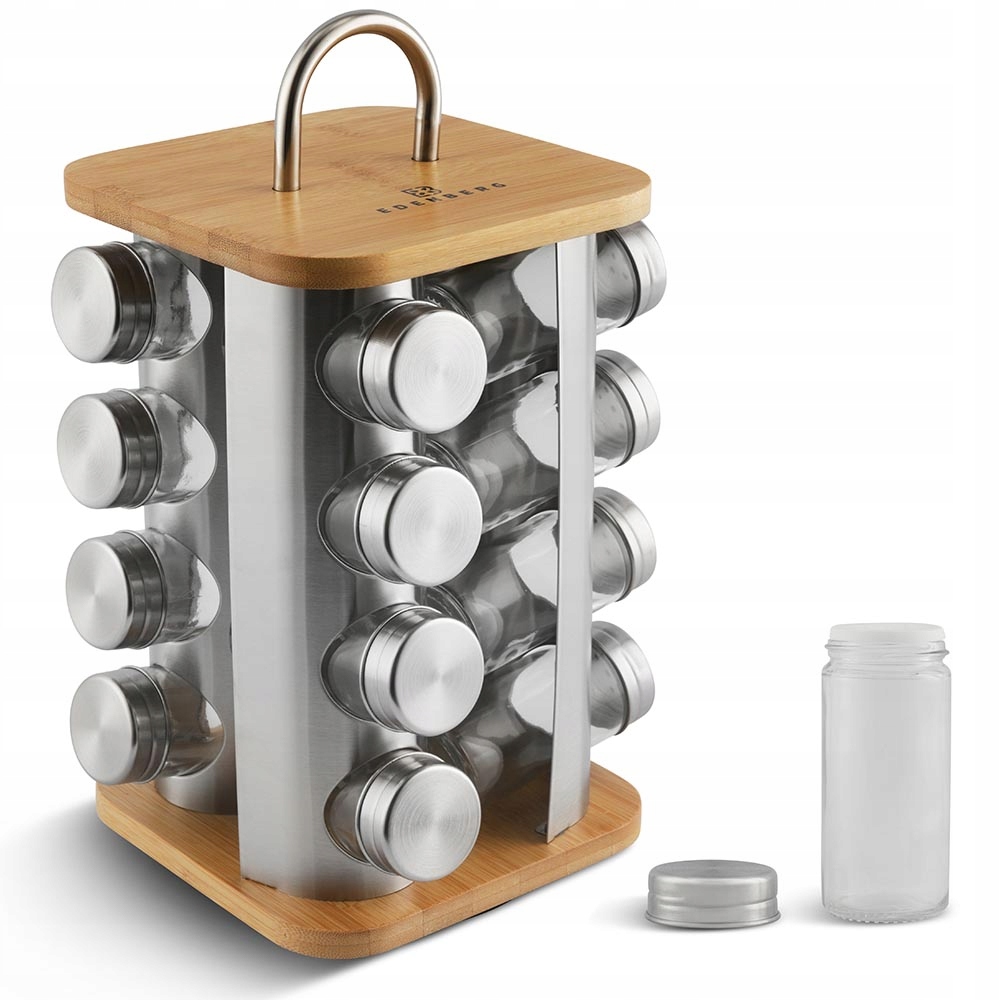 

Przyprawnik Stojak Obrotowy Przyprawy Słoiczki 16