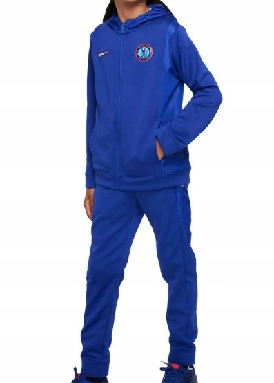 Kompletní Dětský Teplákovka Nike Chelsea Londýn, Velikost 158 – 170 CM, Originální